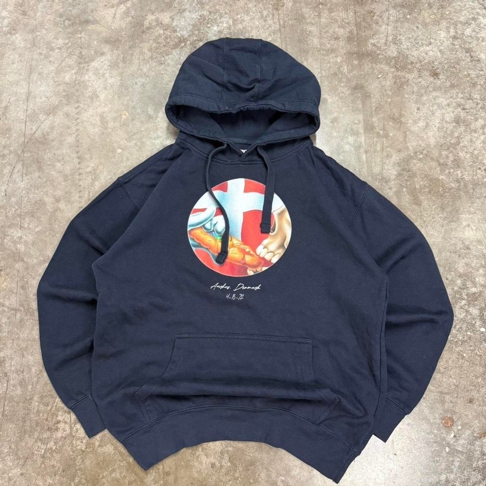 Y2K Limited Edition Grateful Dead 1972 Aarhus, Denmark Commemoration Hoodie S
